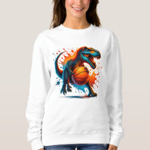 Dinosaur Basketball T-shirt – T-Rex Sports Graphic