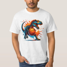 Dinosaur Basketball T-shirt – T-Rex Sports Graphic