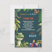 Dinosaur bedankkaart (Voorkant)
