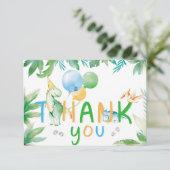 Dinosaur bedankkaartjes (Staand voorkant)