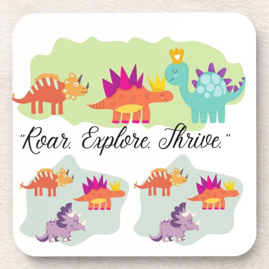 Dinosaur Bier Onderzetter (Voorkant)