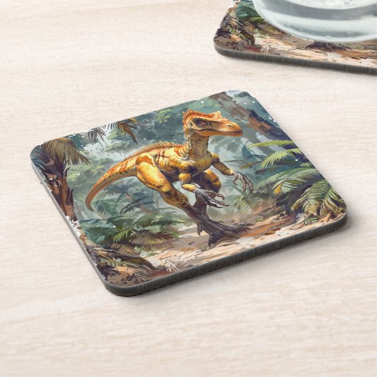 Dinosaur Bier Onderzetter (Linkerzijde)