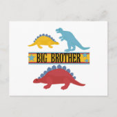 Dinosaur Big Brother Briefkaart (Voorkant)