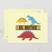 Dinosaur Big Brother Briefkaart (Voorkant / Achterkant)