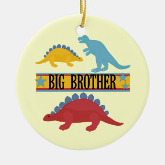 Dinosaur Big Brother Keramisch Ornament