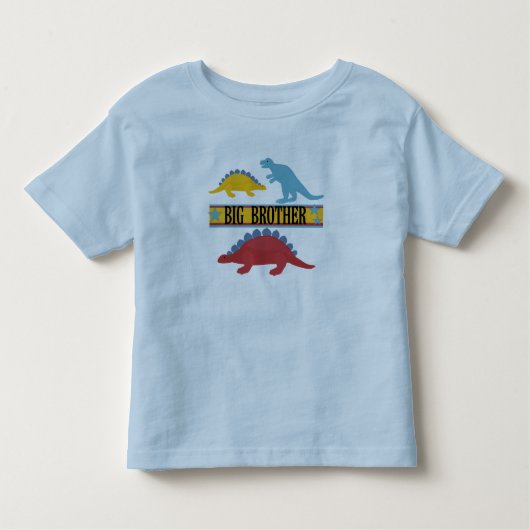 Dinosaur Big Brother Kinder Shirts (Voorkant)