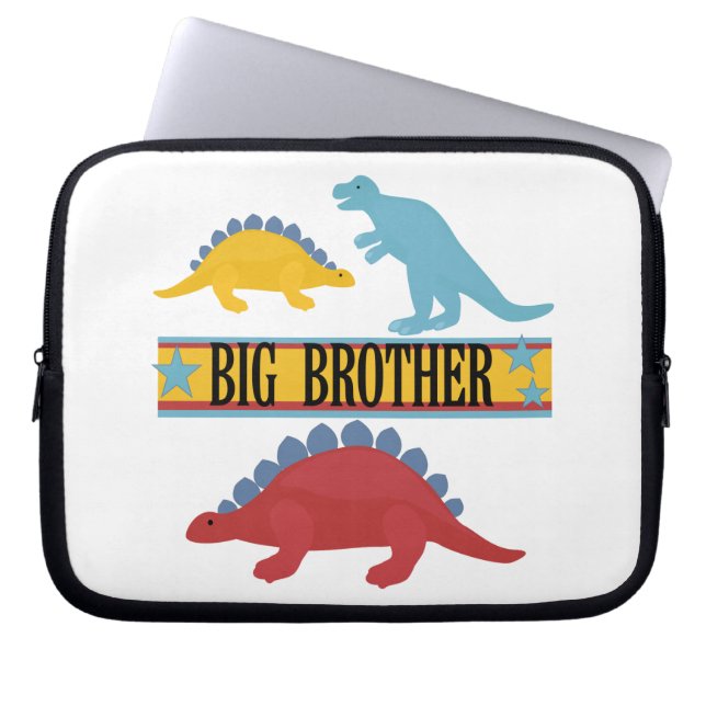 Dinosaur Big Brother Laptop Sleeve (Voorkant)