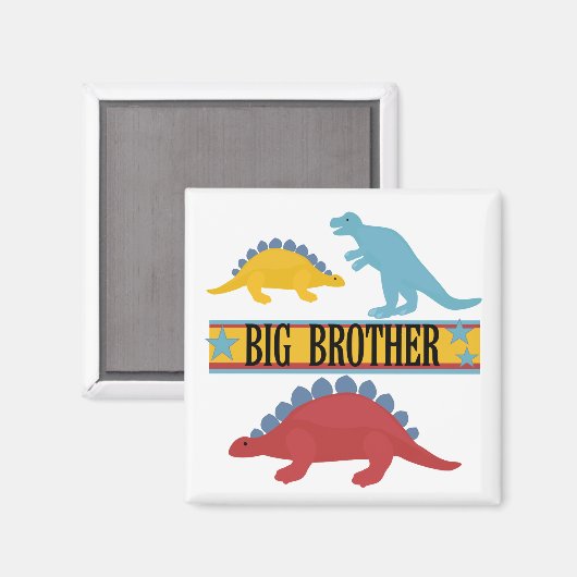 Dinosaur Big Brother Magneet (Voorkant / Achterkant)