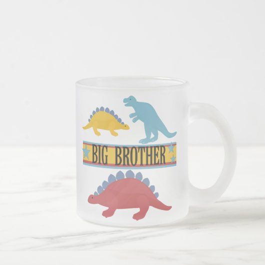 Dinosaur Big Brother Matglas Koffiemok (Rechts)