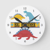 Dinosaur Big Brother Ronde Klok (Voorkant)