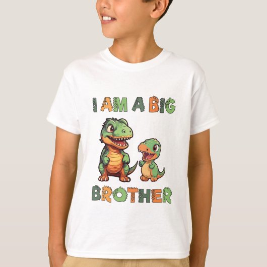 Dinosaur Big Brother T-shirt (Voorkant)