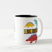 Dinosaur Big Brother Tweekleurige Koffiemok (Voorkant rechts)