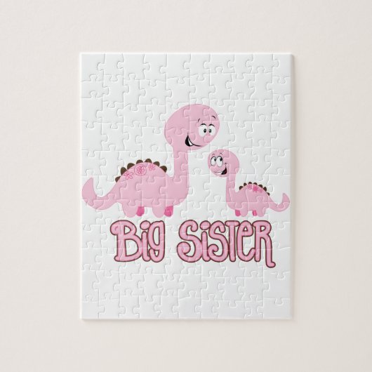 Dinosaur Big Sister Legpuzzel (Verticaal)