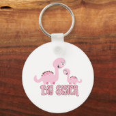 Dinosaur Big Sister Sleutelhanger (Voorkant)
