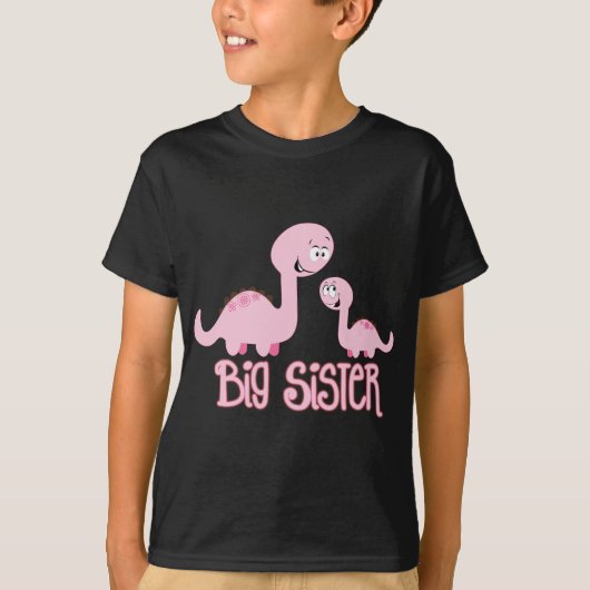 Dinosaur Big Sister T-shirt (Voorkant)