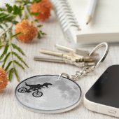 Dinosaur Bike & Moon Sleutelhanger (Voorkant Rechts)