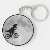 Dinosaur Bike & Moon Sleutelhanger (Achterkant)