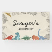 Dinosaur Birthday Banner (Horizontaal)