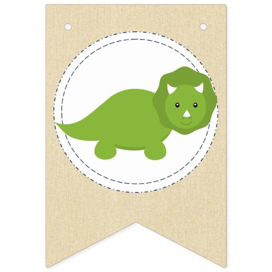 Dinosaur Birthday Banner (Eerste vlag)
