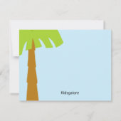 Dinosaur Birthday Boy Dank u Bedankkaart (Achterkant)