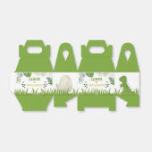 Dinosaur Birthday Boy Elke leeftijd Groene Zwart Bedankdoosjes (Uitgevouwen)