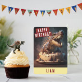 Dinosaur Birthday Card Feestdagenkaart