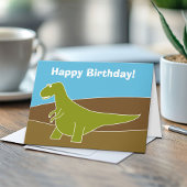 Dinosaur Birthday Card Kaart