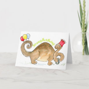 Dinosaur Birthday Card Kaart