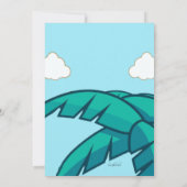 Dinosaur Birthday Celebration Kaart (Achterkant)