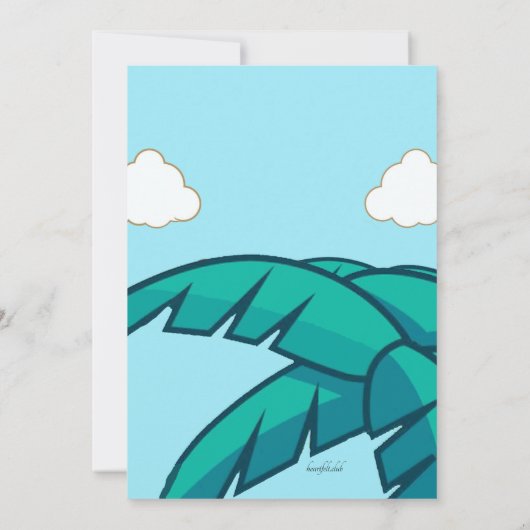 Dinosaur Birthday Celebration Kaart (Achterkant)