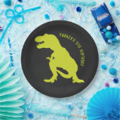 Dinosaur Birthday Chalkboard Papieren Bordje (Feest)
