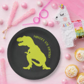 Dinosaur Birthday Chalkboard Papieren Bordje (Feest)