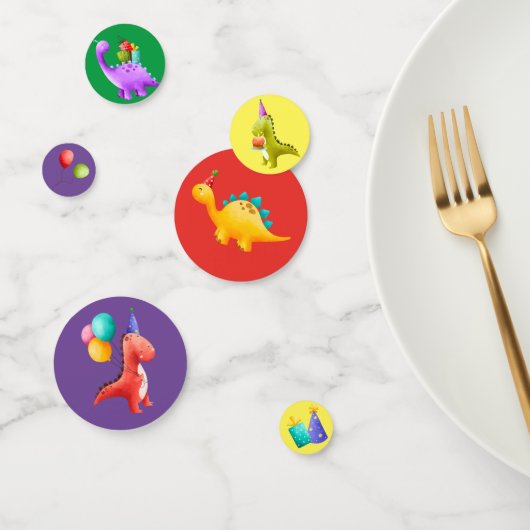Dinosaur Birthday Confetti (Groep)