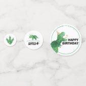 Dinosaur Birthday Confetti (Voorkanten)