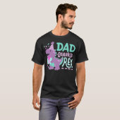 Dinosaur Birthday Dad Osaurus T Rex Family Matchin T-shirt (Voorkant volledig)