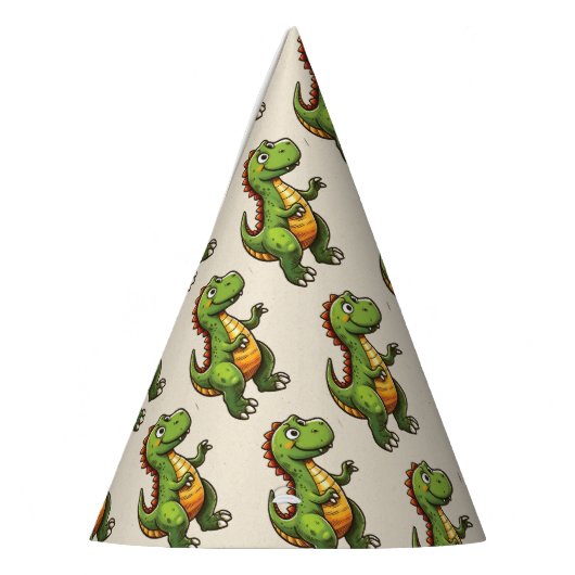 Dinosaur Birthday Feesthoedjes (Links)