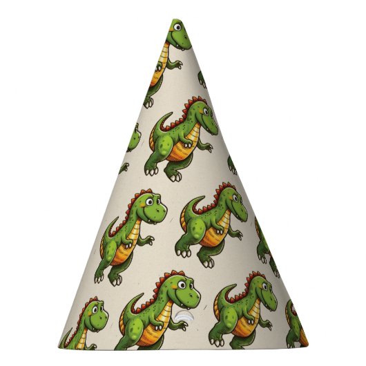 Dinosaur Birthday Feesthoedjes (Rechts)