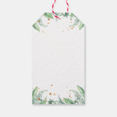 Dinosaur Birthday I Baby shower Bedankt Cadeaulabel (Achterkant)