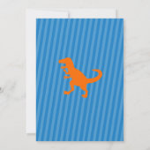 Dinosaur Birthday Invitations Kaart (Achterkant)