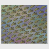 Dinosaur Birthday - Jurassic Tyrannosaurus Rex Cadeaupapier (Vlak)