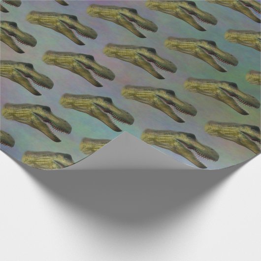 Dinosaur Birthday - Jurassic Tyrannosaurus Rex Cadeaupapier (Hoek)