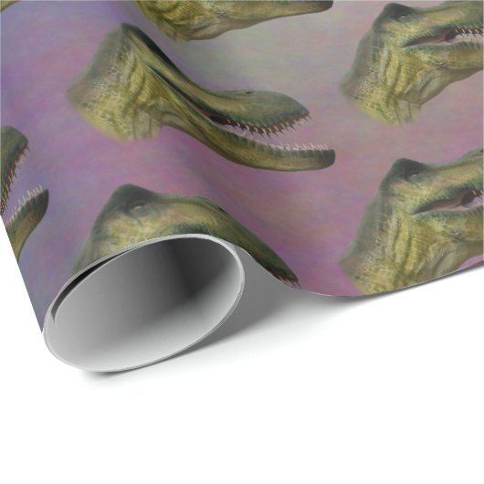 Dinosaur Birthday - Jurassic Tyrannosaurus Rex Cadeaupapier (Rol Hoek)