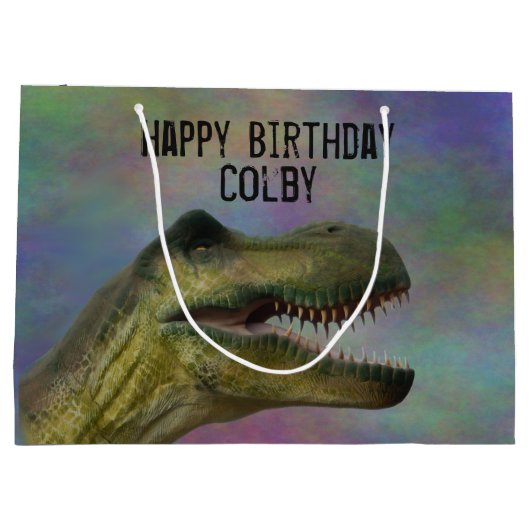 Dinosaur Birthday - Jurassic Tyrannosaurus Rex Groot Cadeauzakje