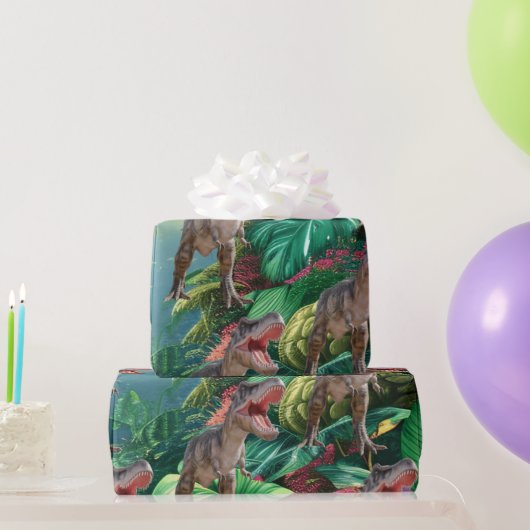 Dinosaur Birthday Jurassic World Cadeaupapier (Feestgeschenken)