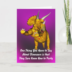 Dinosaur Birthday Kaart