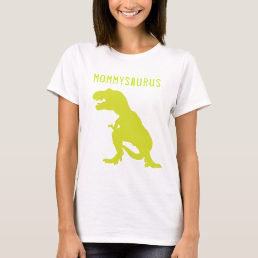 Dinosaur Birthday Mam T-Shirt (Voorkant)