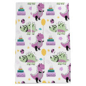 Dinosaur Birthday Medium Cadeauzakje (Achterkant)