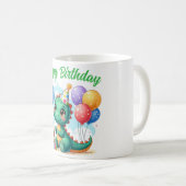 Dinosaur Birthday Mug Koffiemok (Voorkant rechts)