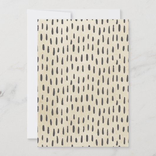 Dinosaur Birthday Noite Wild en Drie Dino Party Kaart (Achterkant)