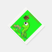 Dinosaur Birthday Paper Napkins Servet (Hoek)